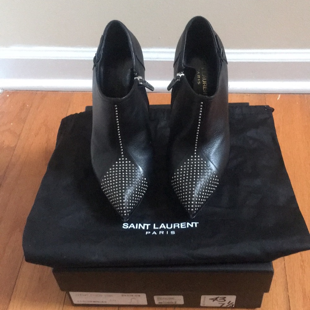 Saint Laurent Studded Bootie 100% Authentic
